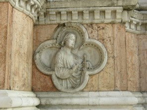 가자의 성 플로리아노_photo by Sailko_on the facade of the Basilica of San Petronio in Bologna_Italy.jpg